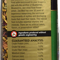Zoo Med 5118 Gourmet Bearded Dragon Alimentación, 15 oz - BESTMASCOTA.COM