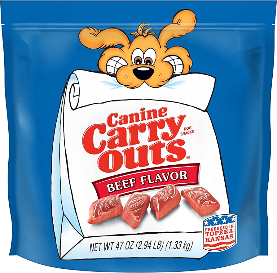 Canine Carry Outs Beef Flavor Dog Treats, 47-Oz