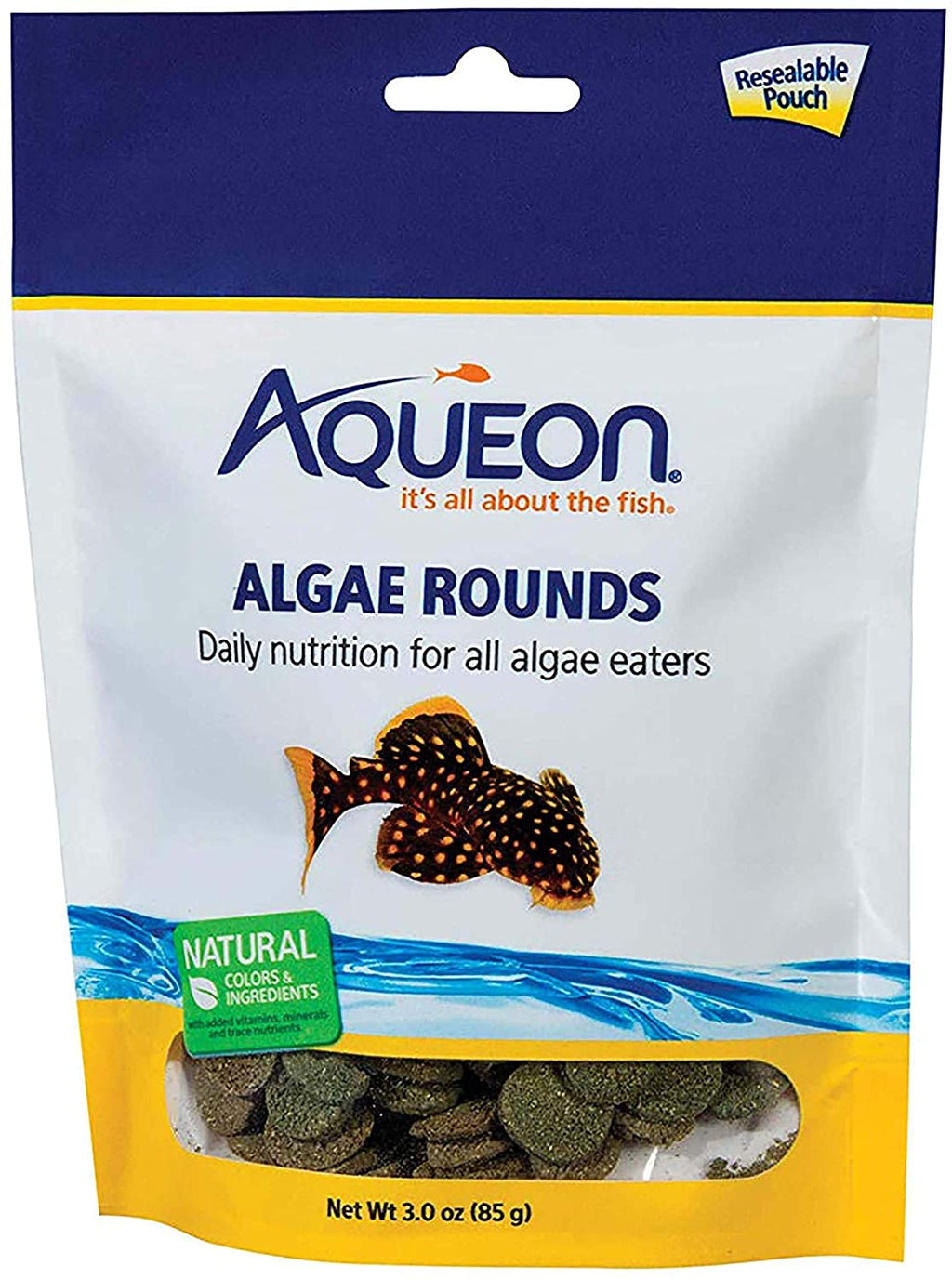 Aqueon Algas Redondas Alimento para pescado - BESTMASCOTA.COM