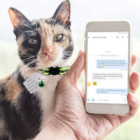 Elanz - Juego de 6 collares de gato reflectantes, con campana y etiqueta de identificación – ajustable, supersuaves, duraderos de nailon para gatos, multicolor con hebillas de seguridad y etiquetas de identificación impermeables para gatos y gatos - BESTMASCOTA.COM