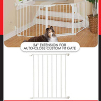 Command Pet 24" extensión con pg5300 Mando Custom Fit Puerta, color blanco - BESTMASCOTA.COM