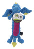 GoDog Skinny Dragons con protector para masticar, juguetes para perros de peluche duraderos con chirriadores - BESTMASCOTA.COM