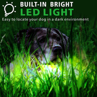 F-color collar de entrenamiento para perro, 2600FT collar de choque para perros grandes medianos y pequeños de raza, con 4 modos de luz de vibración de pitido, collar de choque impermeable y recargable para 3 perros - BESTMASCOTA.COM