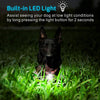 Veckle Collar de entrenamiento para perro, collar de choque recargable de 2600 pies para 2 perros, collar de choque impermeable con mando a distancia, luz LED, pitido, cargador, collar electrónico de vibración para perros grandes y medianos - BESTMASCOTA.COM