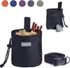 Vivaglory - Bolsa de regalo para perros con manos libres y cintura ajustable y dispensador de bolsas de residuos para perros, 2 maneras de llevar - BESTMASCOTA.COM