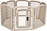 AmazonBasics 8-Panel Plastic Pet Pen - BESTMASCOTA.COM