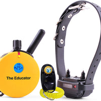 Paquete de 2 artículos – E-Collar – ET-400 – 3/4 millas recargable a distancia impermeable entrenador educador – estático, vibración y sonido estimulación collar con PetsTEK perro entrenamiento Clicker - BESTMASCOTA.COM