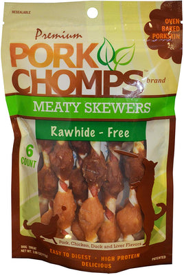 Pork Chomps Premium 6CT Espumadores carnosos - BESTMASCOTA.COM