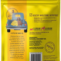 Wholesome Pride 8oz plátano bites- perro treats- todos los Naturales perro Treat - BESTMASCOTA.COM