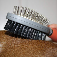 Alfiler de doble cara profesional y cepillo de cerdas para perros y gatos por GoPets peine de limpieza limpia mascotas mudando, para pelo corto, mediano o largo - BESTMASCOTA.COM