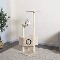 GO Pet Club café 51 en. Cat Árbol Condo - BESTMASCOTA.COM