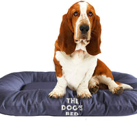 Cama para perro resistente al agua, calidad de M a XXL, tela Oxford gris duradera, funda extraíble lavable, cremalleras YKK resistentes, camas para perros para el hogar y el exterior, cachorro y toda la comodidad de la mascota - BESTMASCOTA.COM