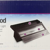 Todos vidrio Acuario aag21216 fluorescente Deluxe capucha, 16-Inch - BESTMASCOTA.COM