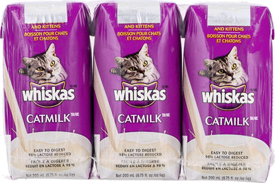 Leche para gatos y gatitos Whiskas, de 6,75 onzas líquidas (3 unidades) - BESTMASCOTA.COM