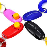 Downtown Pet Supply Big Button Dog Cat Training Clicker, Clickers with Wrist Bands - BESTMASCOTA.COM
