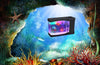 Lightahead mini acuario artificial con peces nadadores multicolores, luz LED y burbujas - BESTMASCOTA.COM