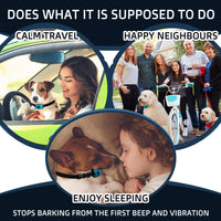 Collar antiladridos PawPets – sin choque para perro – Humane con vibración y sonido ladrido collar para perros pequeños, medianos y grandes, de 5 – 110 libras – paquete de 2 – ideal como regalo - BESTMASCOTA.COM