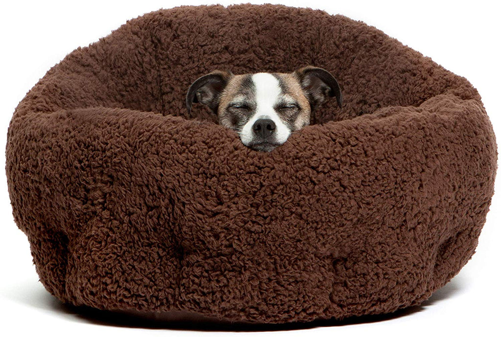 Best Friends by Sheri OrthoComfort Deep Dish Cuddler (varios tamaños) - Cojín para cama de gato y perro autocalentante para aliviar la articulación y mejorar el sueño - Lavable a máquina, parte inferior impermeable, Estándar - BESTMASCOTA.COM