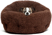 Best Friends by Sheri OrthoComfort Deep Dish Cuddler (varios tamaños) - Cojín para cama de gato y perro autocalentante para aliviar la articulación y mejorar el sueño - Lavable a máquina, parte inferior impermeable, Estándar - BESTMASCOTA.COM