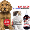 petsilver Ear Wash (8oz) con chelated Plata. Mata el 99,9% de las bacterias - BESTMASCOTA.COM