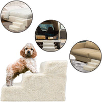 Ideas en la vida escaleras de mascotas rampa para camas de alta – Doggy pasos para perros pequeños y gatos para Galaxy Tab de carcasa rígida en una escalera de 3 paso perro para sofá, cama, silla o coche altas - BESTMASCOTA.COM