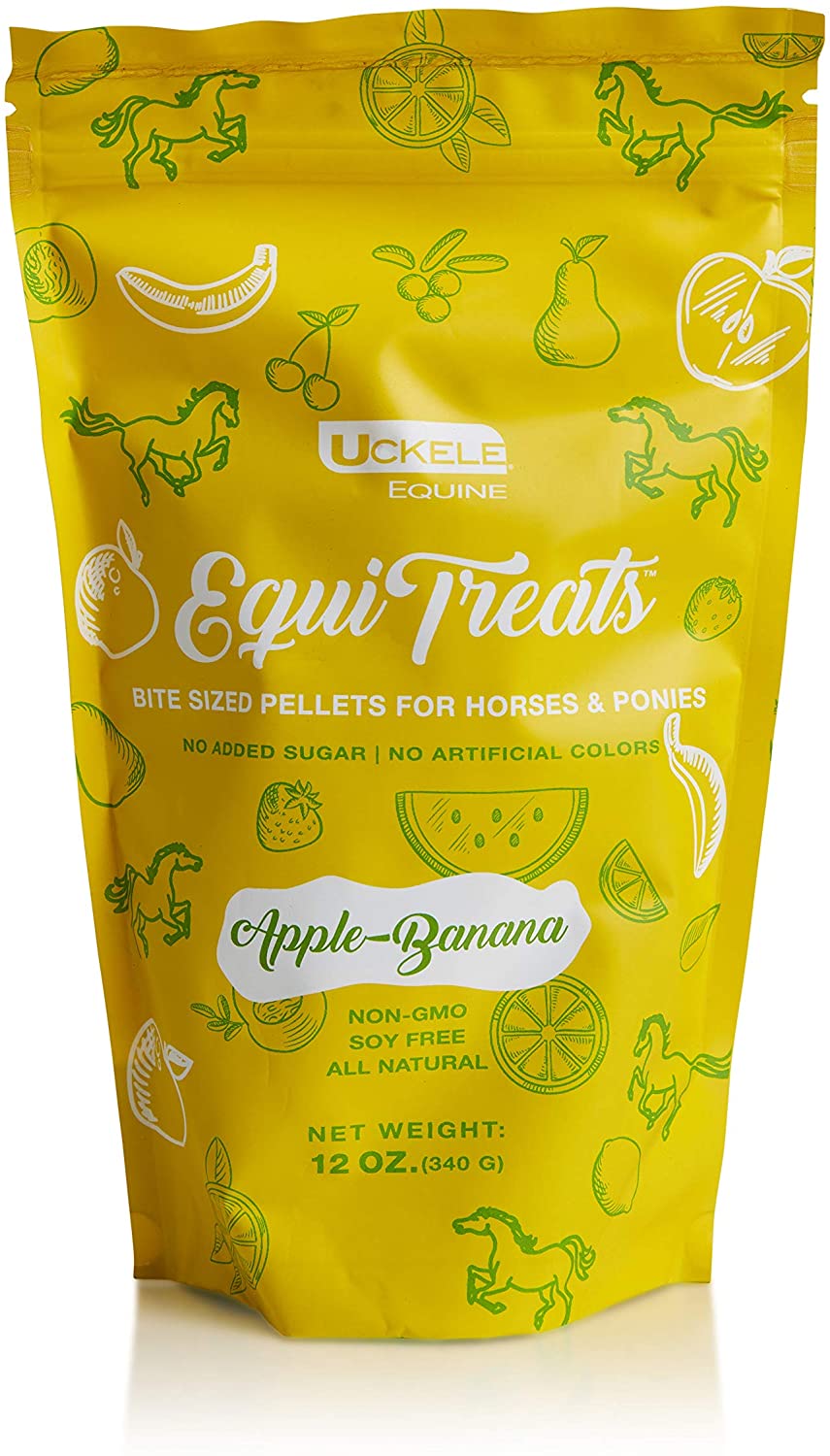 Uckele Equi Treats, for Horses, Apple Banana, 12 Ounce Bag - BESTMASCOTA.COM