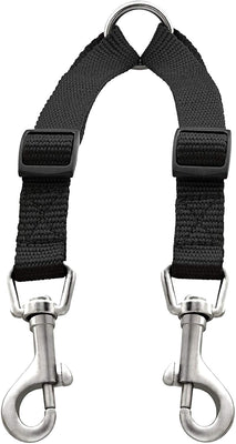 Caldwell's Pet Supply Co., Correa de perro sin enredos, Paseador de perros doble, correa de entrenador con dos separadores ajustables, 16 - 24 pulgadas - BESTMASCOTA.COM