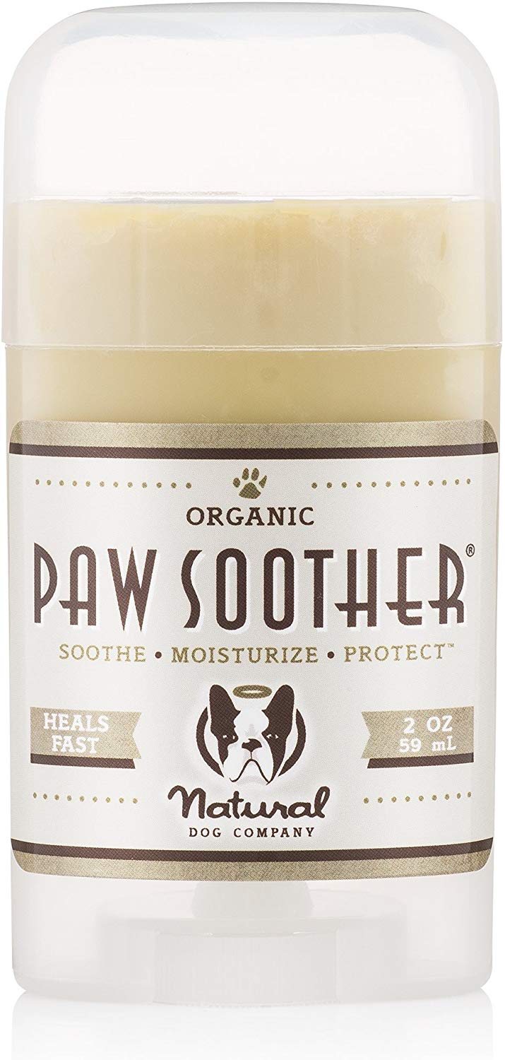 Natural Dog Company – Paw Soother | cura almohadillas secas, agrietadas, irritadas e irritadas, ingredientes orgánicos, totalmente naturales, fáciles de aplicar - BESTMASCOTA.COM