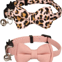 Gyapet Collar para gatos y mascotas Romper con timbre Bowtie Floral lazo desmontable ajustable de seguridad cachorro - BESTMASCOTA.COM