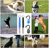 JESOT Silbato de entrenamiento de perro con clicker, kit de entrenamiento ultrasónico ajustable para perro con cordón para entrenamiento silencioso de repulsión de perro (paquete de 4) (negro y azul) - BESTMASCOTA.COM