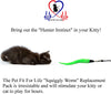 Pet Fit para la vida 5 pieza Pack de gusanos de repuesto para interactivo gato y kitten Toy wands - BESTMASCOTA.COM