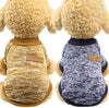 Satinior - 2 piezas de ropa para mascotas de invierno para cachorro clásico cálido abrigo de invierno para cachorro de punto ropa - BESTMASCOTA.COM