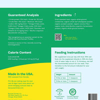 Because Animals Superfood & Probiotic Supplement for Cats (4.4oz) – Ingredientes naturales de grado humano – con vitaminas, minerales, antioxidantes y más para una mejor digestión, abrigo y salud general