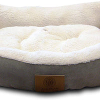 American Kennel Club AKC6466BROWN - Cama para mascotas, diseño de arpillera - BESTMASCOTA.COM
