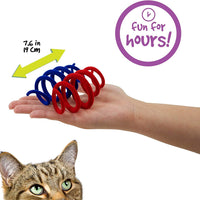 Pet Craft Supply Velvety Springy Thingy Irresistible Spring Cat Toys (2 unidades) - BESTMASCOTA.COM