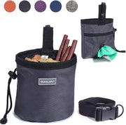 Vivaglory - Bolsa de regalo para perros con manos libres y cintura ajustable y dispensador de bolsas de residuos para perros, 2 maneras de llevar - BESTMASCOTA.COM