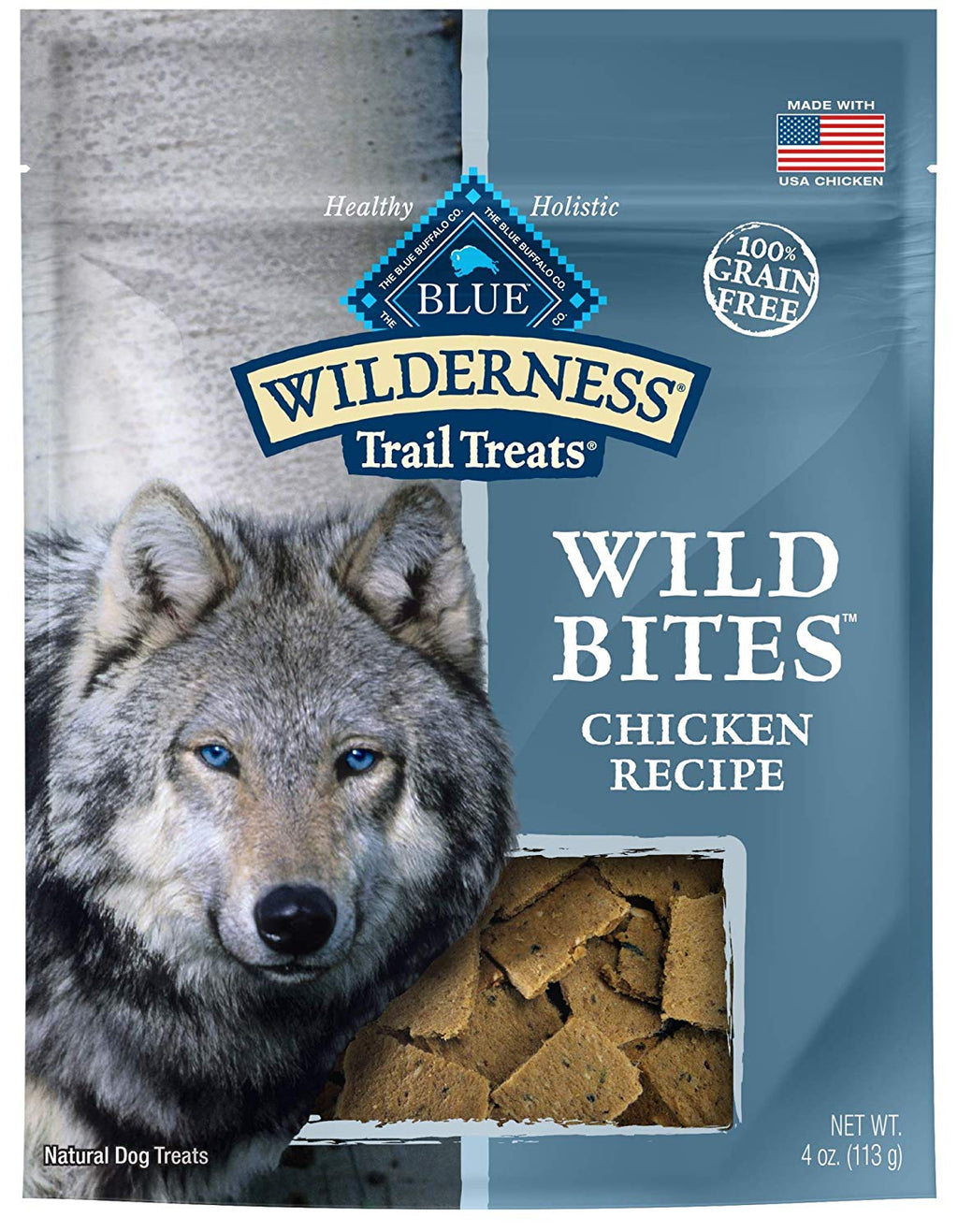 Blue Buffalo Wilderness Trail Treats Wild Bites Grain Free Soft Moist Dog Treats - BESTMASCOTA.COM