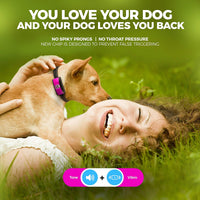 Collar pequeño para perro recargable, antiladridos para perros pequeños – el más pequeño más humano para dejar de ladrar – el collar de entrenamiento de perro sin corteza de choque impermeable – Dispositivo seguro de control de corteza para mascotas - BESTMASCOTA.COM