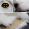 CreepyParty - Máscara de látex para disfraz de Halloween, color blanco - BESTMASCOTA.COM