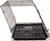 Jaula grande con doble abertura Precision Pet, negra, Negro - BESTMASCOTA.COM