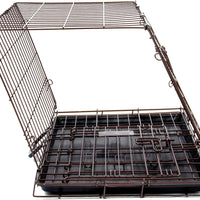 Jaula grande con doble abertura Precision Pet, negra, Negro - BESTMASCOTA.COM