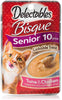 delectables Bisque Senior 10 años + con vitaminas E y B Lickable tratar Atún & pollo (4-pouches) (neta WT 1,4 oz cada uno) - BESTMASCOTA.COM
