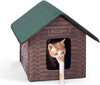 K&H Pet Products Casa para gatitos al aire libre, refugio aislado para gatos (calentado o sin calefacción) - BESTMASCOTA.COM