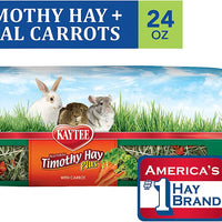 Kaytee Timothy Hay for Rabbits & Small Animals, Assorted Flavors, 24 oz Bag - BESTMASCOTA.COM