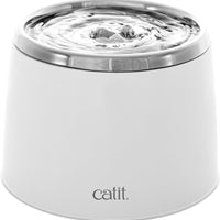 CATIT Fresh & transparente parte superior de acero inoxidable) potable de pluma estilográfica, 64 fl. oz. - BESTMASCOTA.COM