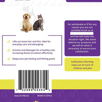 Pet cepillo para polvo por hertzko – Ideal para desenredar y quitar Loose UNDERCOAT o Galpón Fur – adecuado para perros y gatos con largas o de pelo corto – Ideal para cepillado diario - BESTMASCOTA.COM