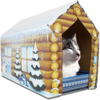 ASPCA Cat Scratch House w/ Bonus Catnip Included - BESTMASCOTA.COM
