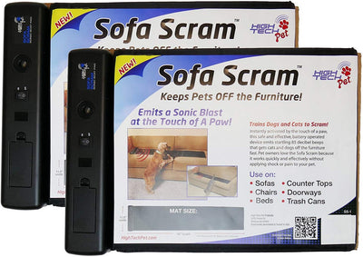 Sofa Scram Sonic - Repelente para perros y gatos (2 unidades) - BESTMASCOTA.COM