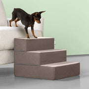 Zinus Easy Pet Stairs, Sand - BESTMASCOTA.COM