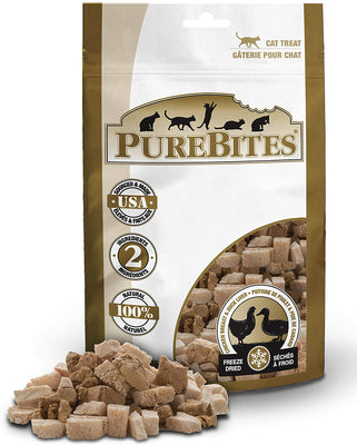 Bocadillos para gato PureBites pechuga de pollo e hígado de pato, 1.12 oz, tamaño de valor - BESTMASCOTA.COM